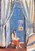 Henri Matisse French window before oil painting artist